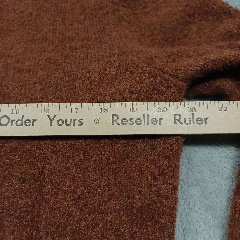 Normal Brand Sweater Mens Medium Brown Crew Neck Pullover Wool Blend‎